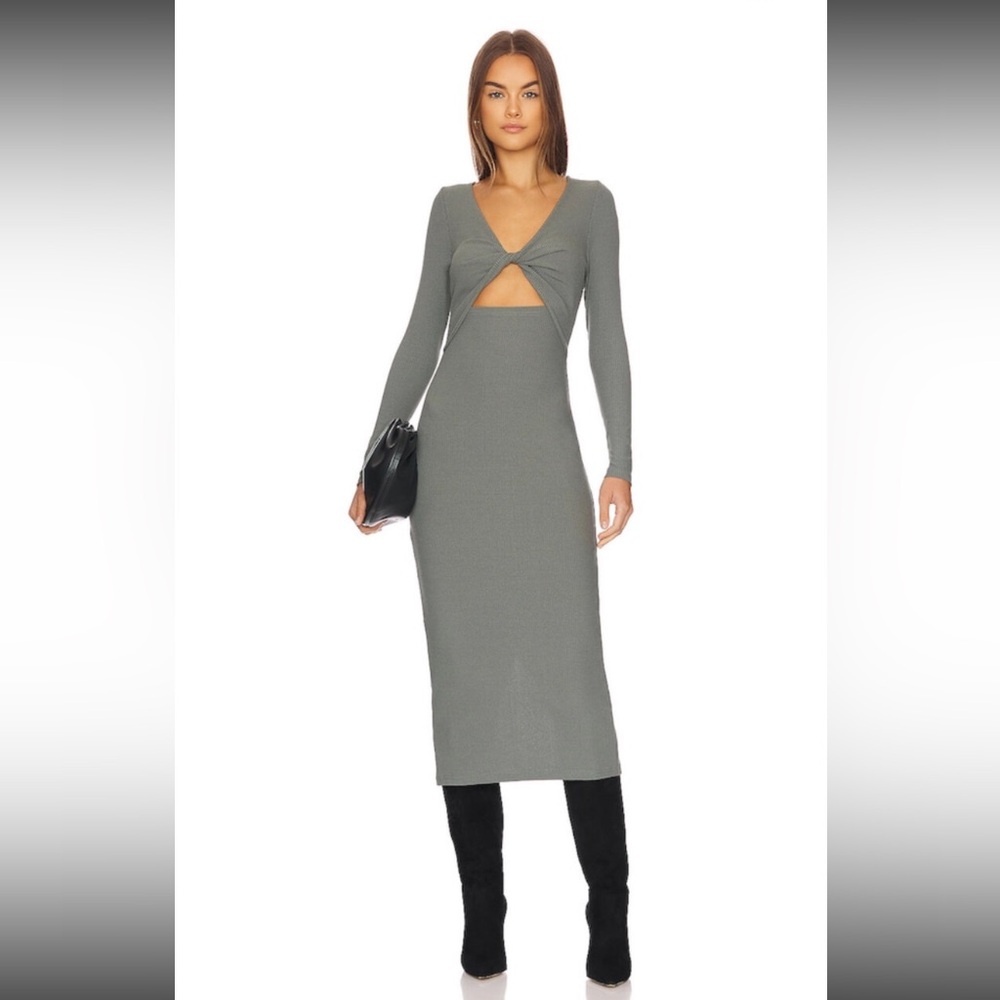 REVOLVE MINKPINK Yoko Cutout Midi Dress